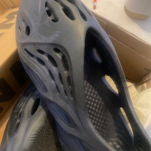 Navy blue and black Yeezy men 10